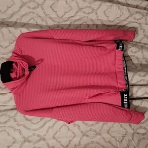 Women's Juicy Couture Active pullover sweater bright pink size medium.